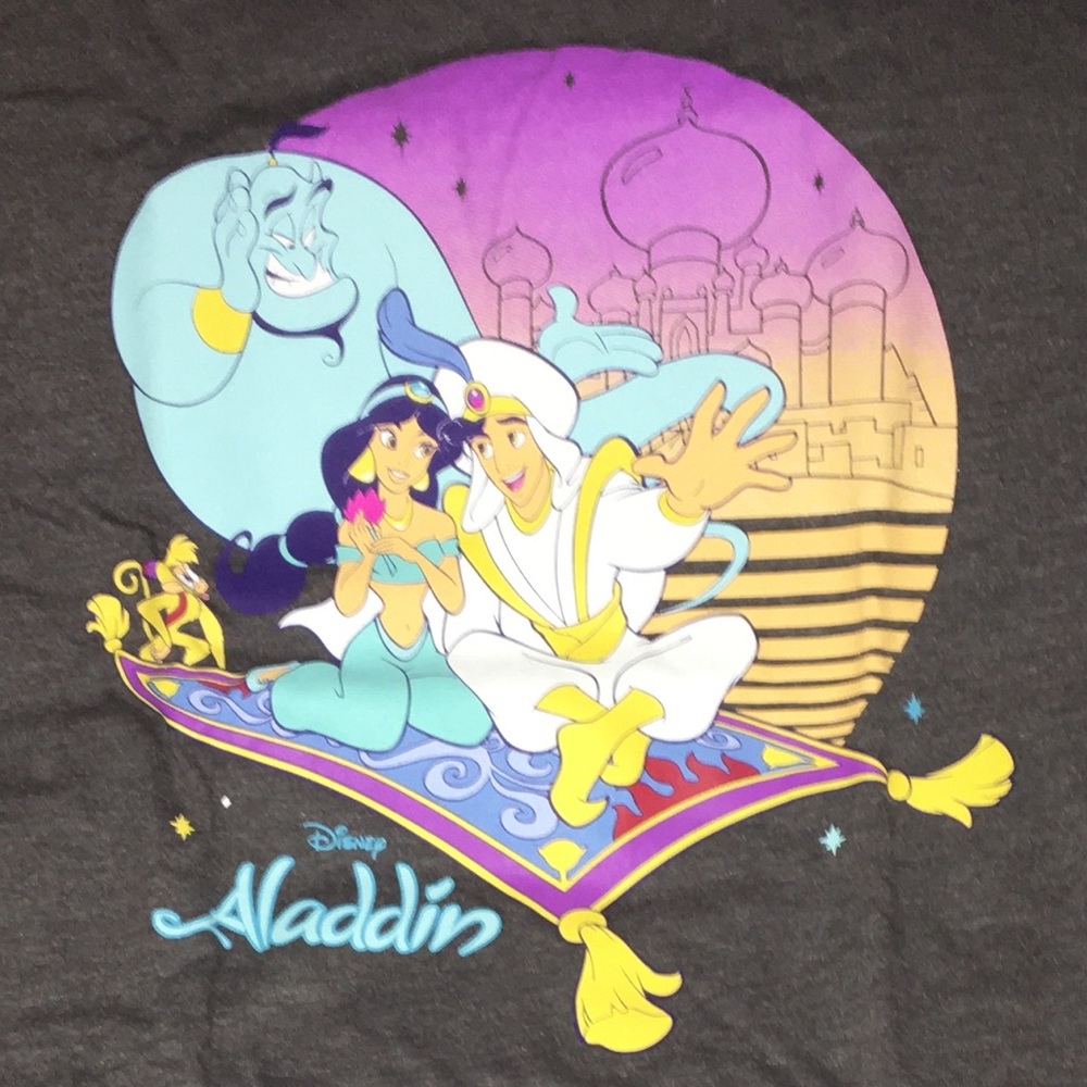 2 Shirts Aladdin T shirt gift set of 2